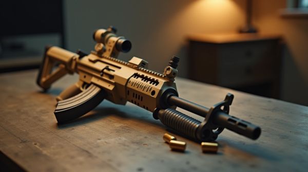 Le pistolet mitrailleur airsoft : idéals pour le jeu intérieur