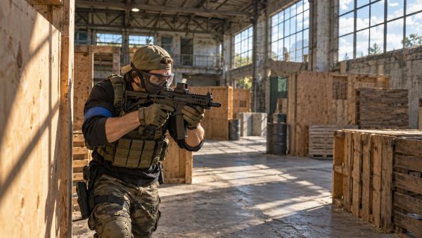 Top pistolets mitrailleurs airsoft pour vos sessions intérieures