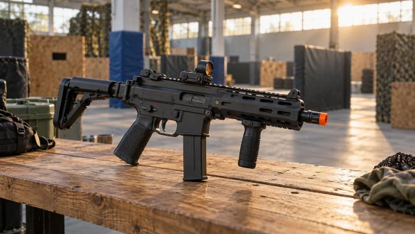 Top pistolets mitrailleurs airsoft pour vos sessions intérieures